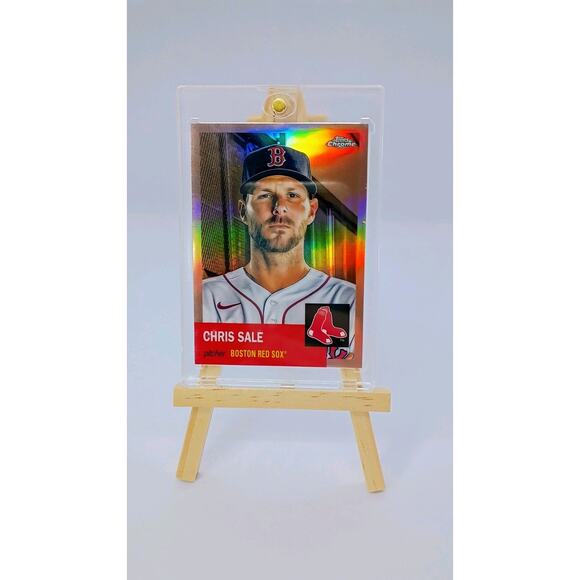 Chris Sale SSP 20/75 Topps Chrome Rose Gold Refractor #443 2022 - Picture 13 of 15